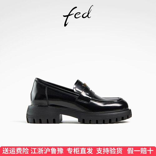 fed英伦厚底乐福鞋商场同款