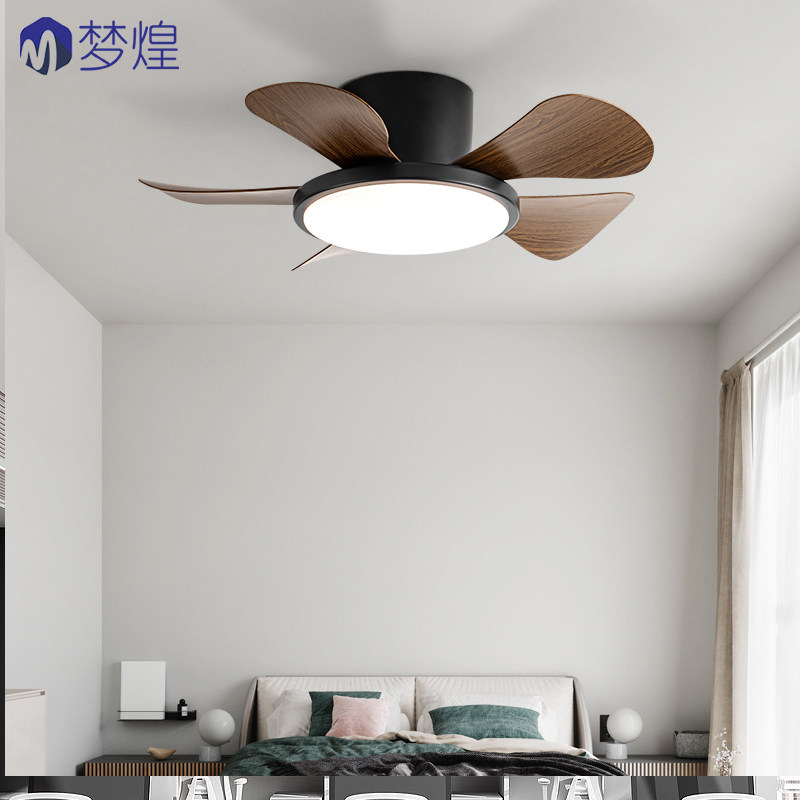 餐厅风扇灯2026新款卧室大风吊扇家用静音过道儿童超薄吸顶吊扇灯