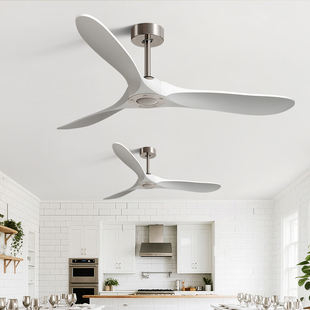 大风力美式吊扇客厅餐厅工业复古商用无灯北欧遥控变频静音电扇