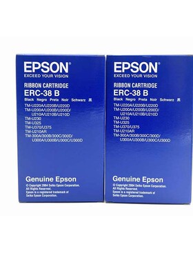 爱普生ERC-38B/R黑红色原装色带架 适用TM-U220/U230/U210小票机