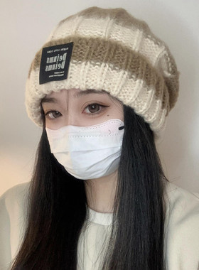 2026新款大头围毛线帽女秋冬