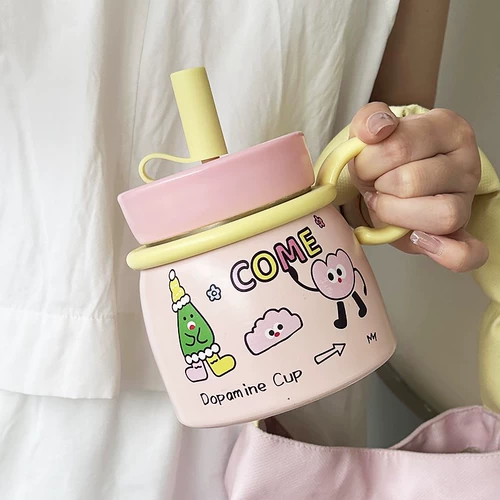 Вместительный и большой высококачественный стакан со стаканом из нержавеющей стали