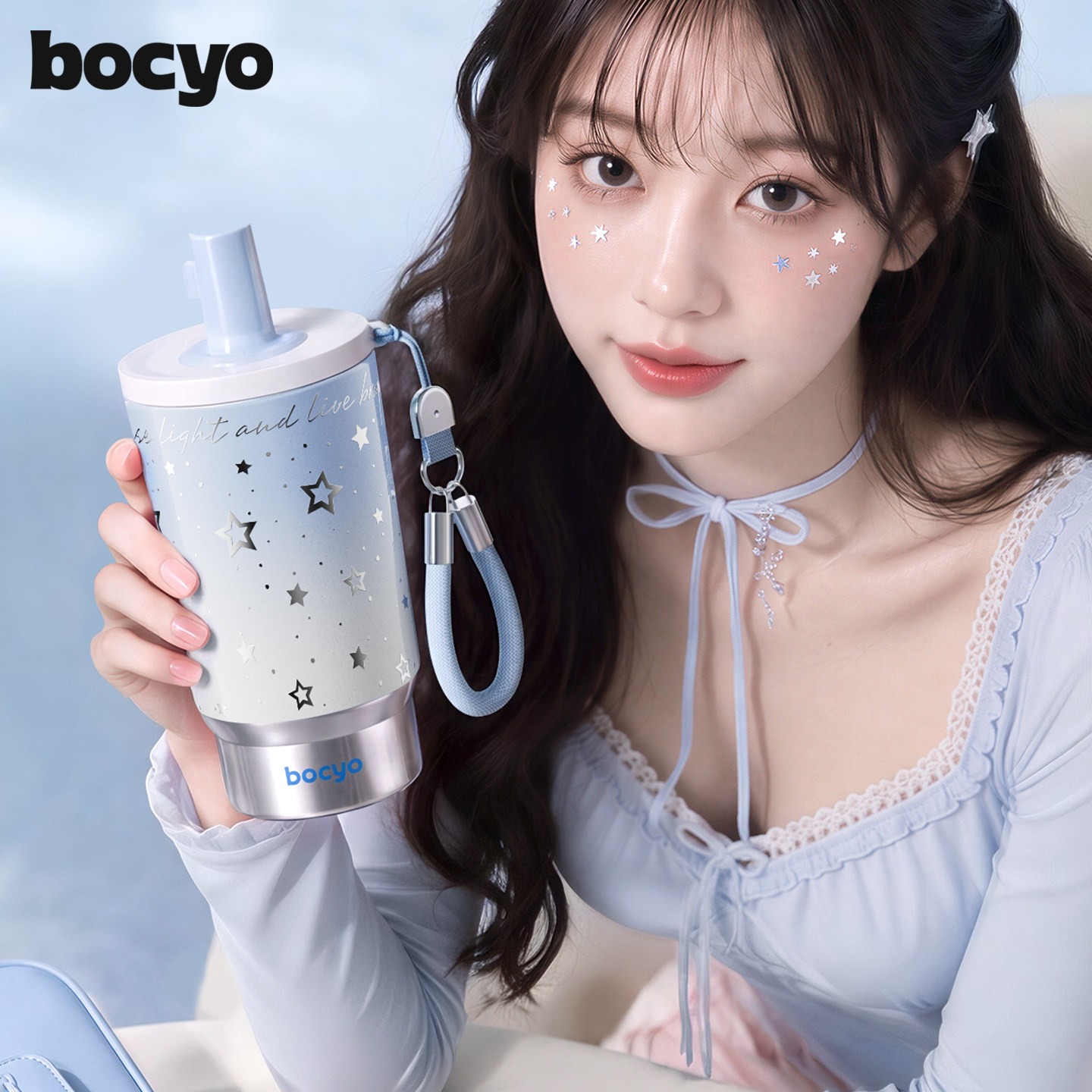bocyo女士桌面高颜值咖啡杯图片