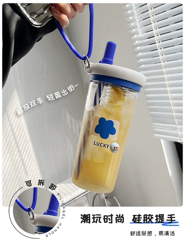 Высококачественный вместительный и большой стакан со стаканом, популярно в интернете