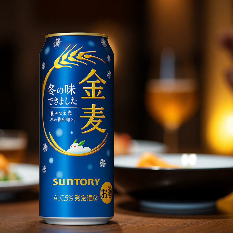 【25年10月】日本进口三得利啤酒金麦冬の味冬味冬季限定晚酌同款,酒类,啤酒,淘宝优惠券,粉丝福利购,淘宝优惠卷