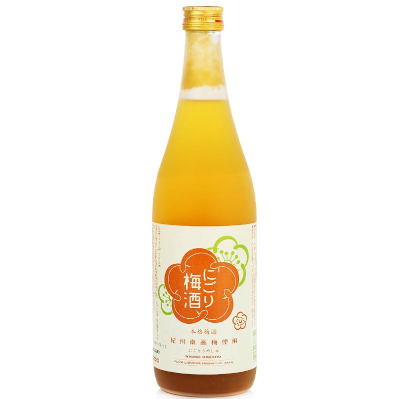 梅酒日本进口大关牌浊米酒配制酒梅酒梅肉配制果肉梅酒