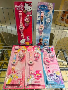 儿童发光电子手表小马宝莉女童创意礼物玩具表 日本迪士尼代购