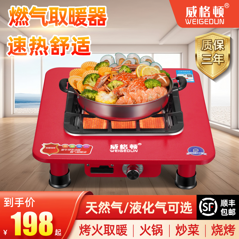 速热燃气取暖器天然气取暖炉