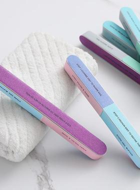 Creative Printed Nail File and Buffer Strips, Six-Sided Poli