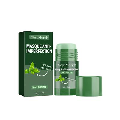 West Month Green Tea Mask Stick - A solid facial mask that c