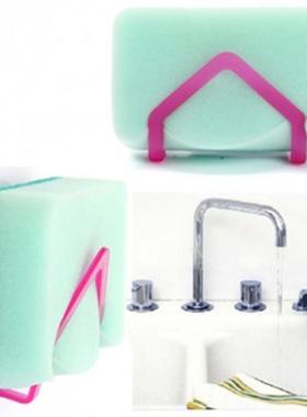 Dishcloth and scrub sponge holder, sink suction cup sponge c