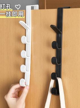 Behind-the-door hook, no drilling required, hanging storage