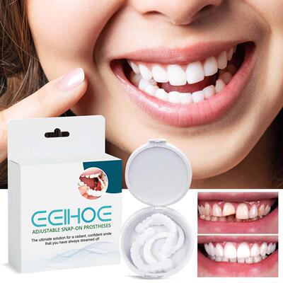 EELHOE Adjustable Snap-On Dentures for Cosmetic Teeth Gap Fi