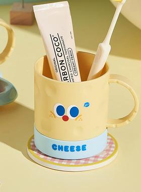 Cartoon cute large capacity household couple and children's