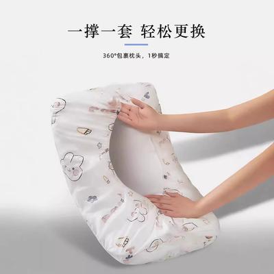 Elastic Opening Disposable Travel Pillowcase, Non-woven Port