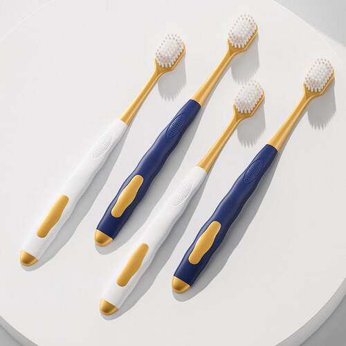 Soft Bristle Toothbrush Wide Head for Men and Women, Adult F