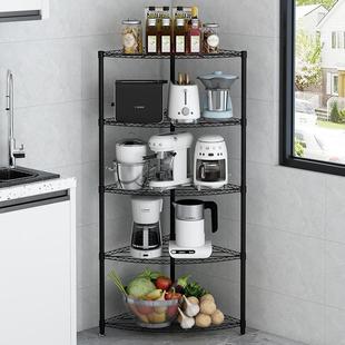 Triangle storage rack, multi-layer kitchen shelf, suitable f