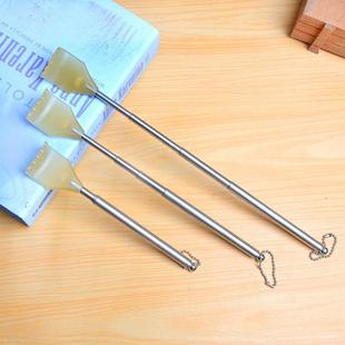 Telescopic stainless steel back scratcher, perfect for reach