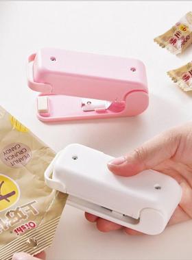 Portable Mini Sealing Machine, Snack Plastic Bag Sealer, Hom