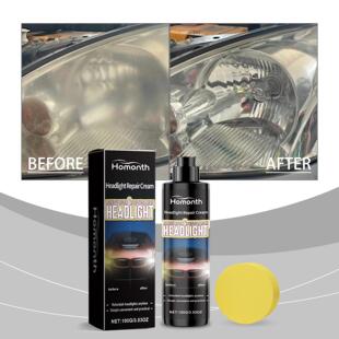 Homonth Car Headlight Care Cream - A car care product for re