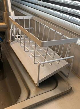 Kitchen Storage Rack Cloth Organizer Drip Dry Rack No-Drill