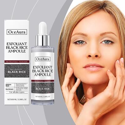 OceAura Black Rice Brightening Exfoliant Liquid Facial Clean