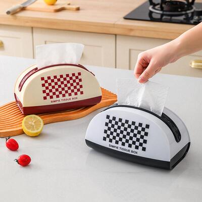 Checkerboard Tissue Box, Spring Tissue Box for Home Living R