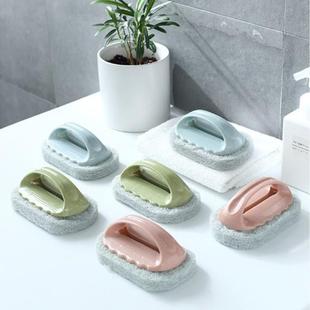 Handle-equipped cleaning brush for home bathroom use, multif