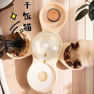 New Automatic Cat Feeder and Water Dispenser Set - 3 Bowls,
