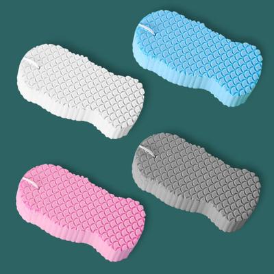 3D Baby Bath Sponge, Fish Scale Design Exfoliating Sponge, C