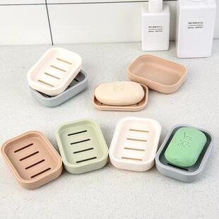 Japanese Double-layer Water-draining Soap Dish Creative Bath