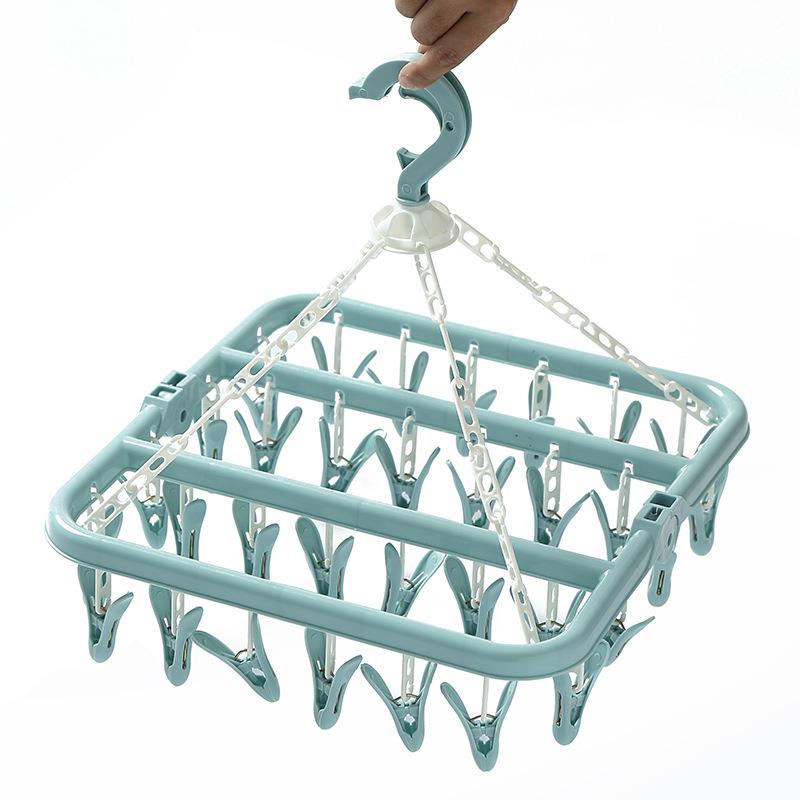 Foldable Clothes Drying Rack for Home Balcony with Multiple
