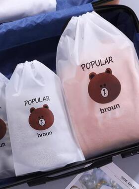 Matte drawstring bag, cartoon drawstring bag, clothing and s