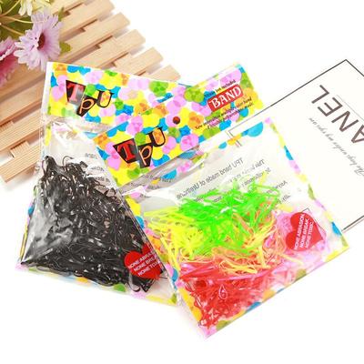 Korean Version Disposable Elastic Hair Ties, Strong and Dura