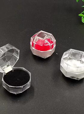 Hot-selling Transparent Crystal Ring Box, Acrylic Jewelry Bo
