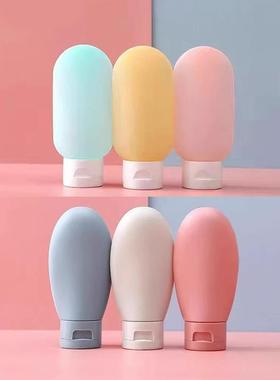 Travel Refillable Bottles for Shampoo and Body Wash, Flip-to