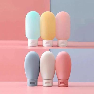 Travel Refillable Bottles for Shampoo and Body Wash, Flip-to