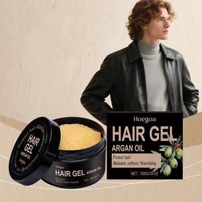 HOEGOA Argan Oil Styling Gel - For Shaping and Adding Shine,