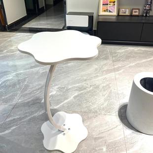 Cream-colored small side table for home living room, suitabl