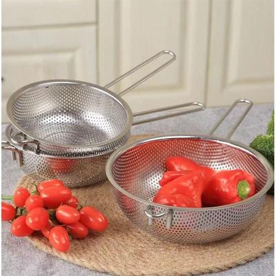 Stainless Steel Single Handle Fine Mesh Strainer - Multi-use