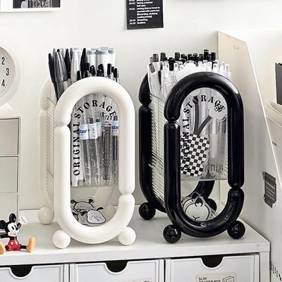 Desk Organizer Pencil Holder for Students - Large Capacity,