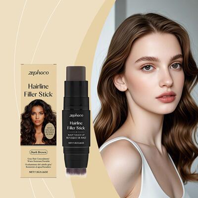 Zephoco Deep Brown Natural Hairline Filler Stick - Visually