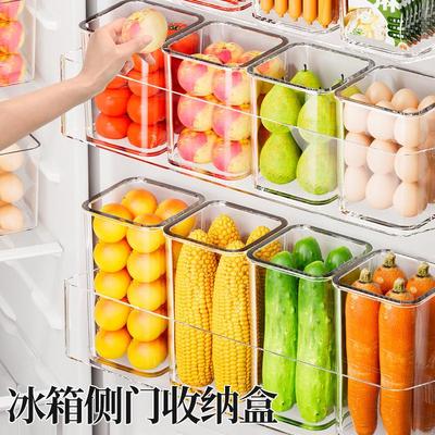 Refrigerator Side Door Organizer, Kitchen Storage Box, Dedic