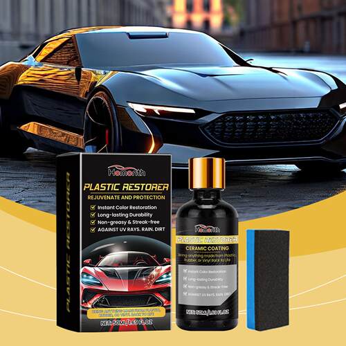 Homonth Car Ceramic Coating Plastic Restorer, Scratch-Resist