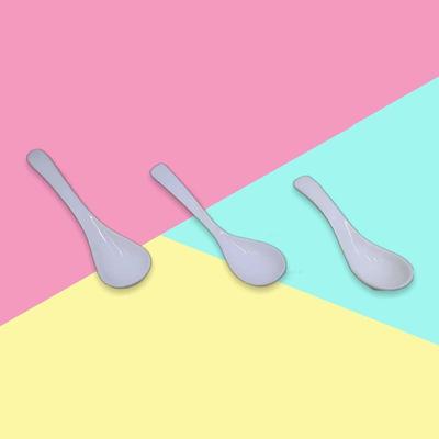 Long-handled household spoons, colorful melamine plastic spo
