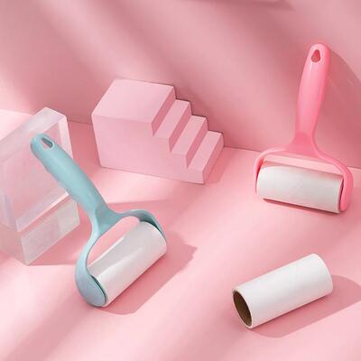 Lint roller, tear-off type, felt roller brush, sticky for re