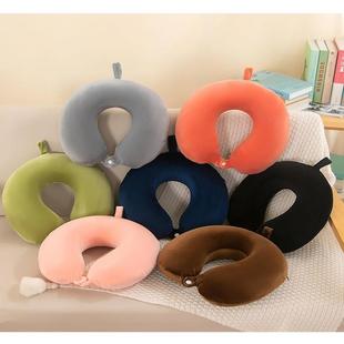 U-shaped memory foam travel pillow for car, plane, and gener