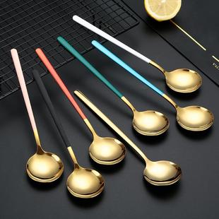 Steel Spoon Set High Korean Stainless Elegant Style Quality