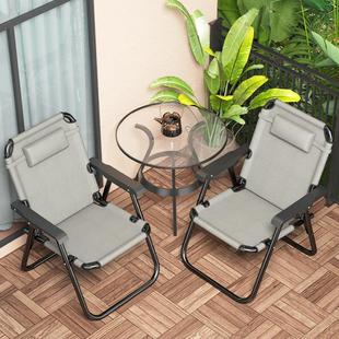 Portable Outdoor Folding Chair for Picnics, Reclining Chair