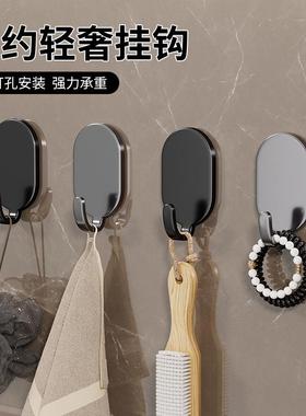 No-drill hooks with strong load-bearing capacity for bathroo